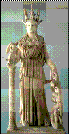 Vopy of Phidias' Cult Sculpture of Athena-Parthenon