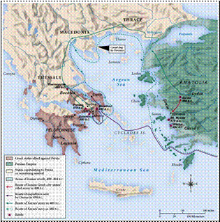 map-Persian Wars