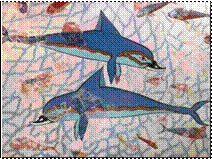 pic-Minoan dolphin fresco