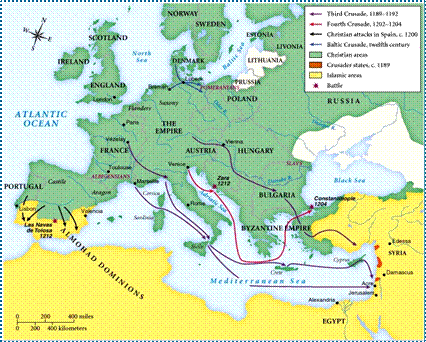 Crusades and Anti-Heretic Campaigns, 1150-1204