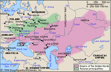 map Golden Horde