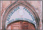 Liberte-egalite-fraternite-tympanum-church-saint-pancrace-aups-var
