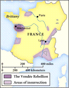 map-Vende Rebellion, 1793