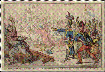 Br cartoon depicting Napoleon's coup